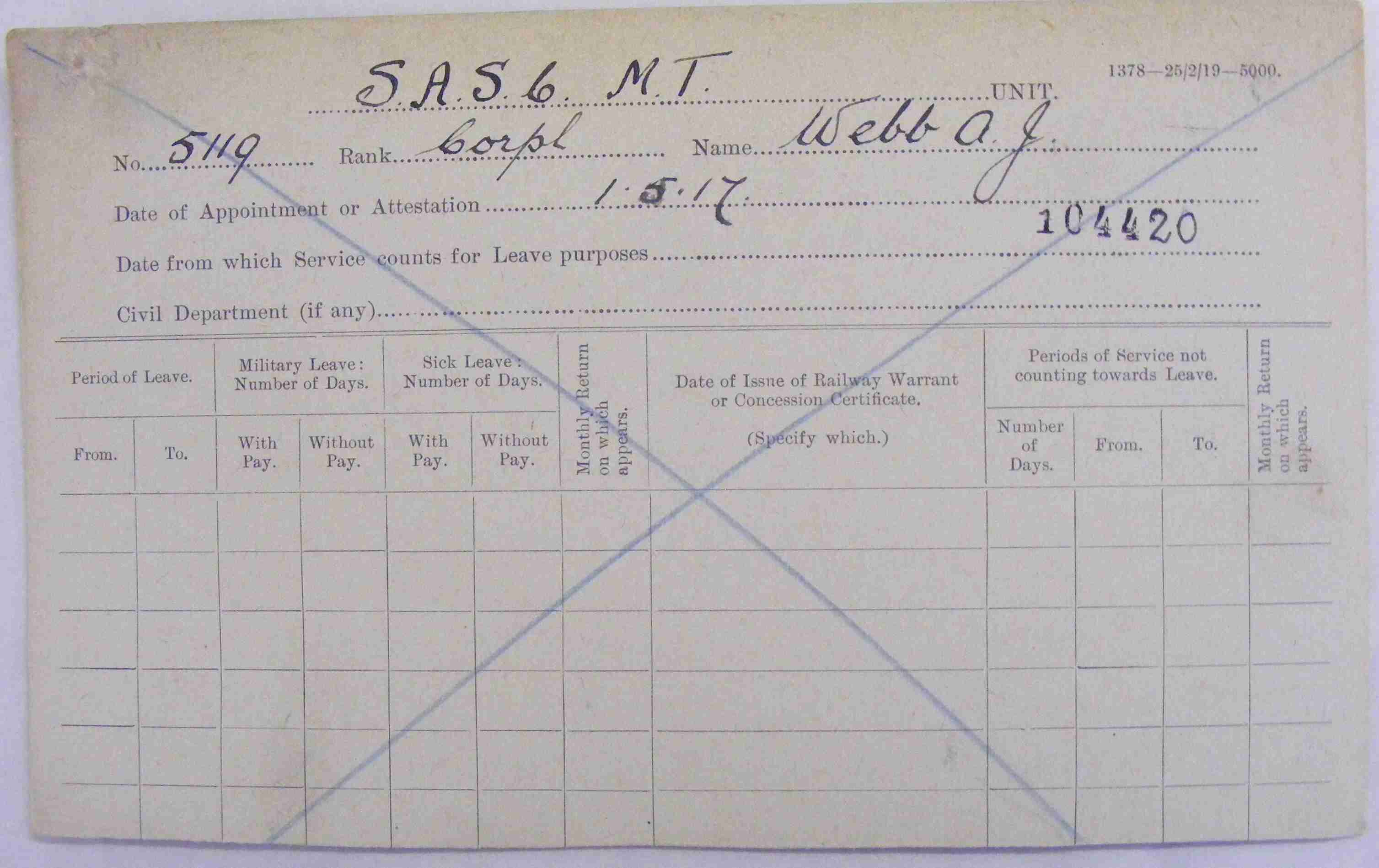 Photo from /search/photos/Archive WW1 Cards/Last Name - W/WEBB_AJ_1.jpg